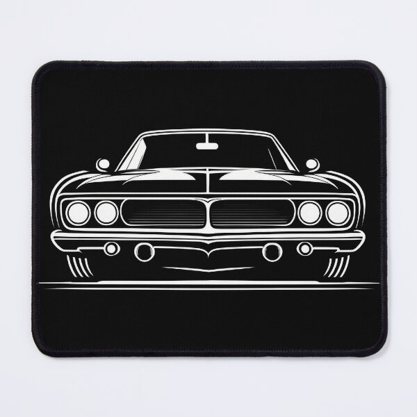 Item preview, CoolMinimalist Muscle Car Front View designed and sold by MDSDesigns.