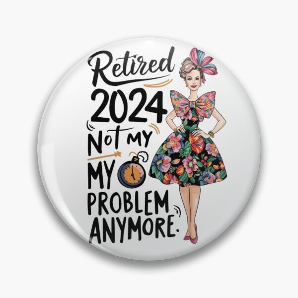 Item preview, Retired 2024 Funny Retirement Gifts For Women 2024 Floral  designed and sold by SztylishDesigns.