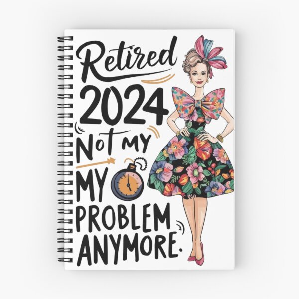 Item preview, Retired 2024 Funny Retirement Gifts For Women 2024 Floral  designed and sold by SztylishDesigns.
