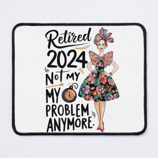 Item preview, Retired 2024 Funny Retirement Gifts For Women 2024 Floral designed and sold by SztylishDesigns.