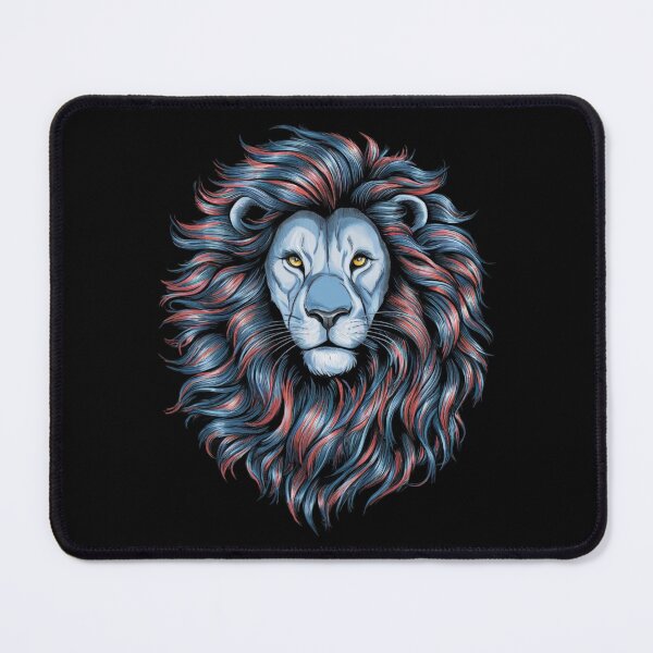 Item preview, Majestic Rainbow Mane Lion designed and sold by MyNiceDesigns.