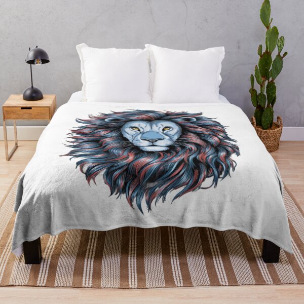 Item preview, Majestic Rainbow Mane Lion designed and sold by MyNiceDesigns.