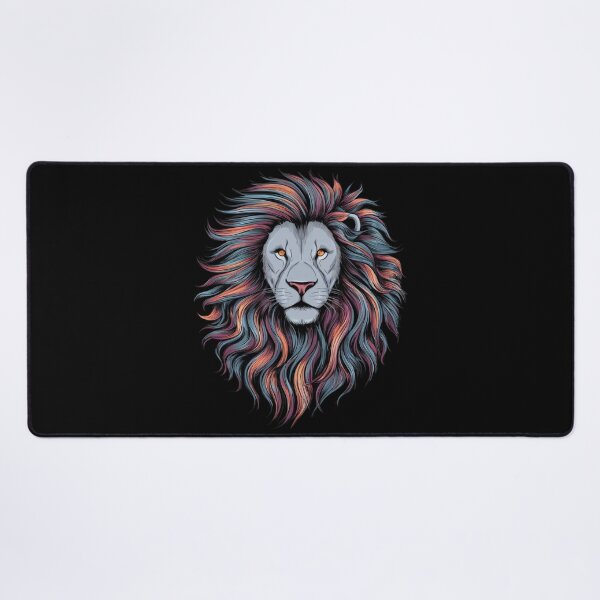 Item preview, Majestic Rainbow Mane Lion 2 designed and sold by MyNiceDesigns.