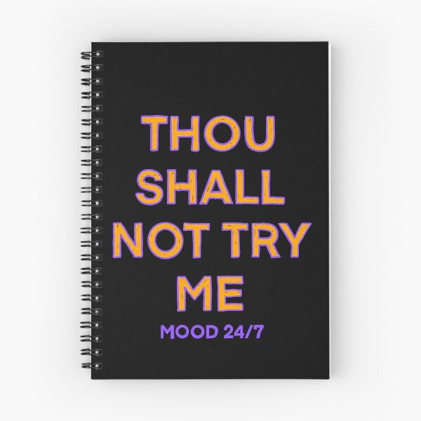 Item preview, Thou Shall Not Try Me designed and sold by IHateDumplings.