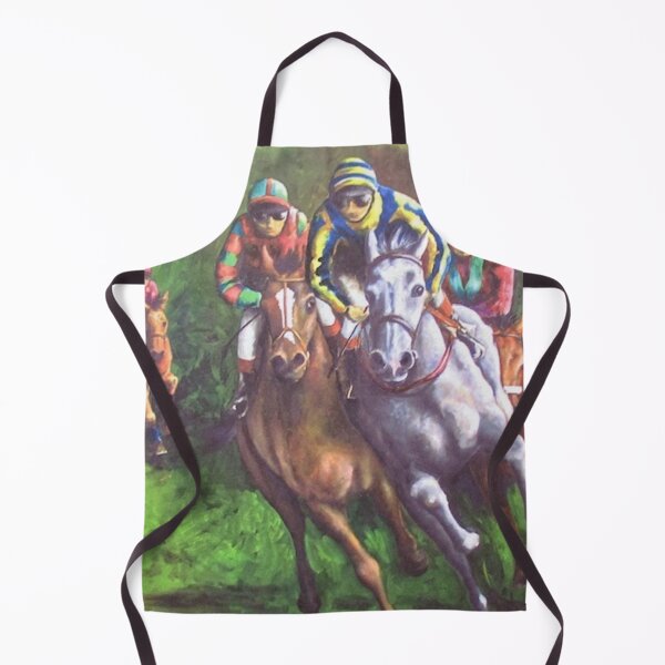 Item preview, Racehorses coming round the final bend designed and sold by PruDesigns.