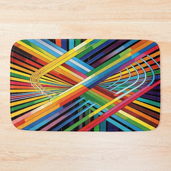Item preview, Vibrant Entanglement - Geometric Color Symphony designed and sold by AgarutanPrint.