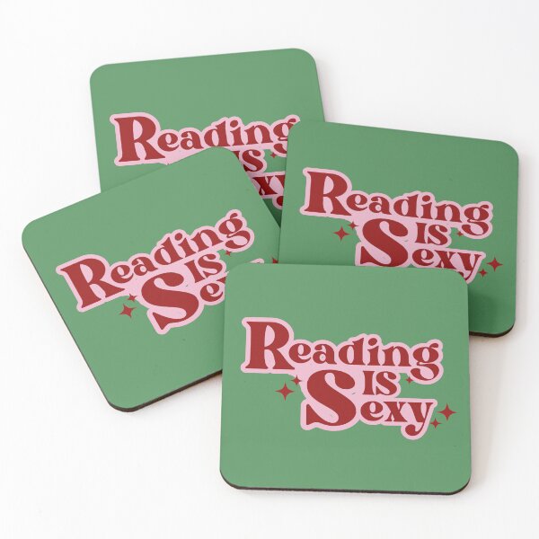 Item preview, reading is sexy book aesthetic designed and sold by stickersxbecca.