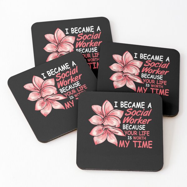 Item preview, I Became a Social Worker Because Your Life is Worth My Time designed and sold by Creatiforge.