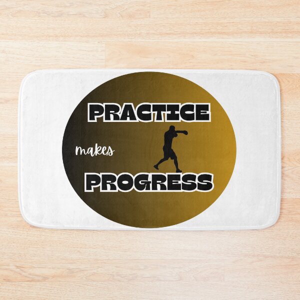 Item preview, practice makes progress, boxing designed and sold by IFarty.