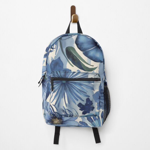 Item preview, Calming blue flower pattern, watercolor painting, all over designed and sold by patterncrow.