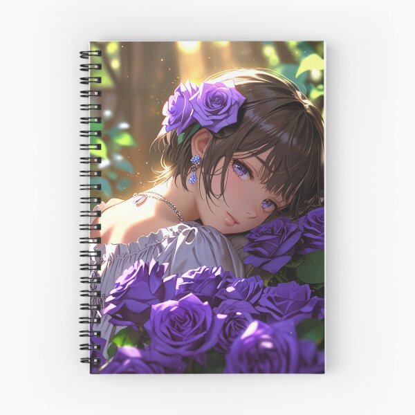 Item preview, Beauty of purple roses lady. designed and sold by PatDoArt.
