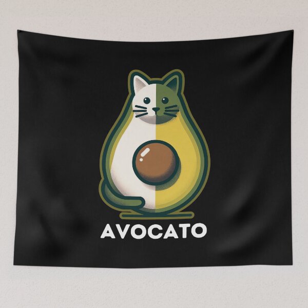 Item preview, Purrfectly Ripe Avocato designed and sold by PantatKiller.