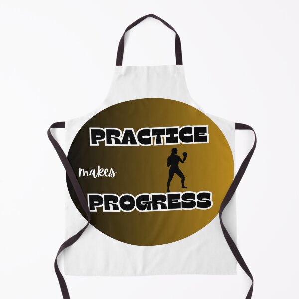 Item preview, practice make progress boxing designed and sold by IFarty.