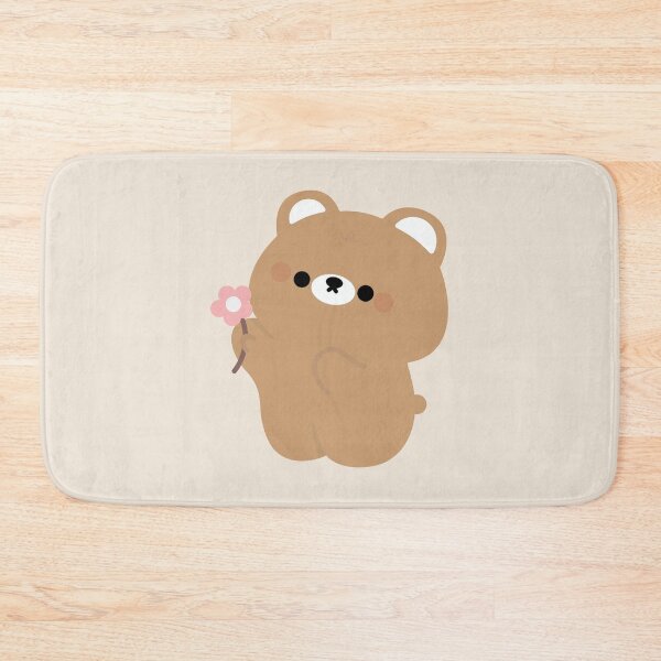 Item preview, Brown Bear with Flowers designed and sold by theladyernestember.