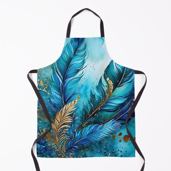Item preview, Gold and Teal Feathers designed and sold by Tau Tia L Douglass.