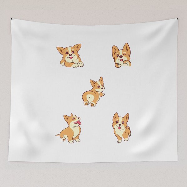 Item preview, Cute Funny Corgi Dog designed and sold by NabilsDesign.