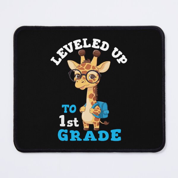 Item preview, Leveled up to 1st Grade - Funny Giraffe designed and sold by HandicraftArt.