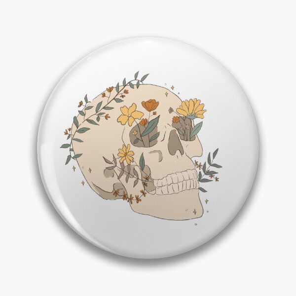 Item preview, Skull Flower Boho Design designed and sold by artbyaech.