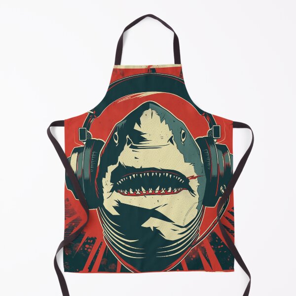 Item preview, Shark With Headphones: He Loves the Music! designed and sold by WaveVisions.