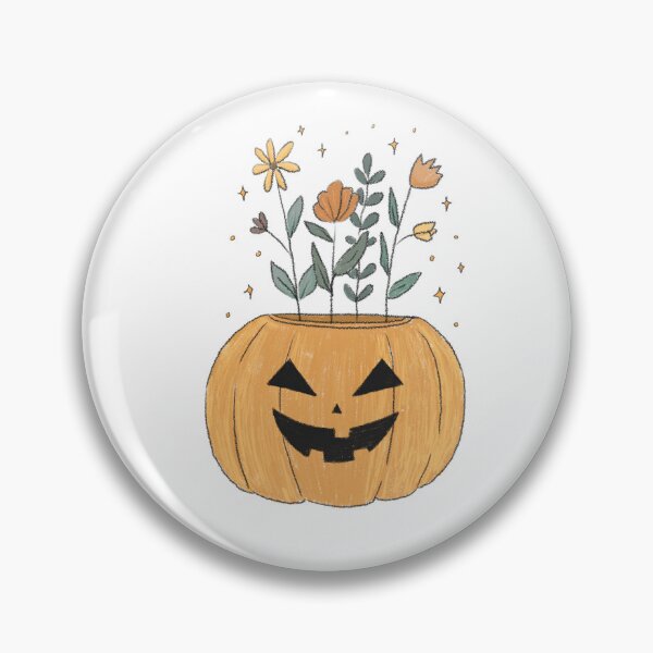 Item preview, Pumpkin with Flowers Boho Style designed and sold by artbyaech.