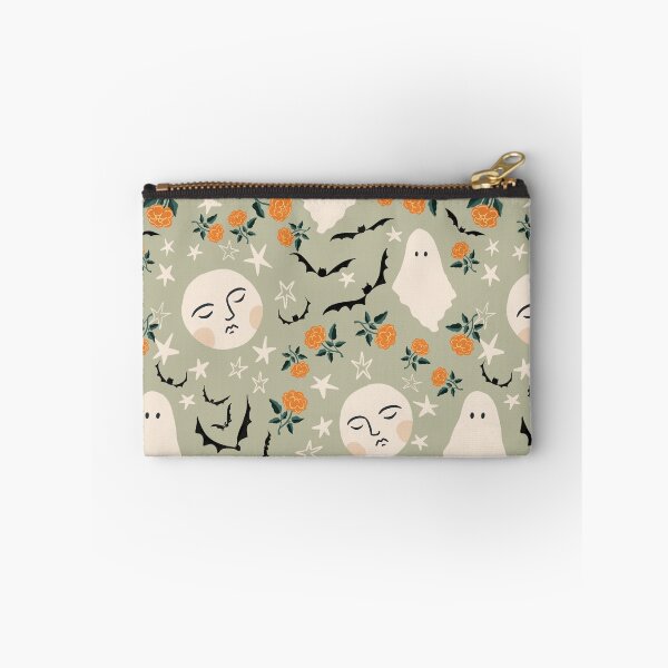 Item preview, Moon and stars with ghosts and bats for Halloween designed and sold by SJAPhoto.