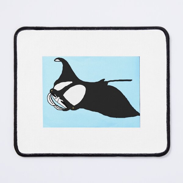 Item preview, cute Manta Ray designed and sold by icedragonart77.
