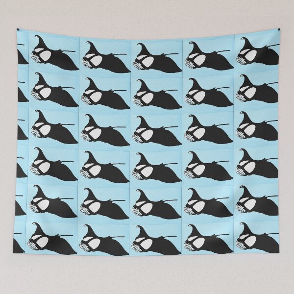 Item preview, cute Manta Ray designed and sold by icedragonart77.
