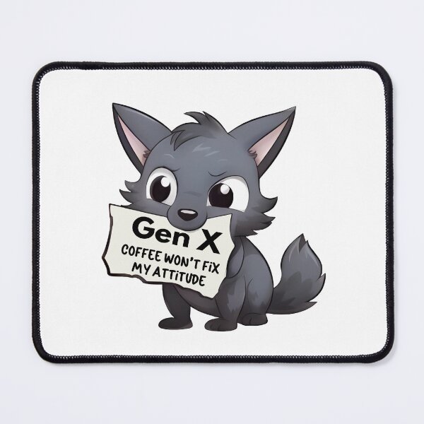 Item preview, Gen X - Coffee Won't Fix My Attitude  designed and sold by Travelslightly.