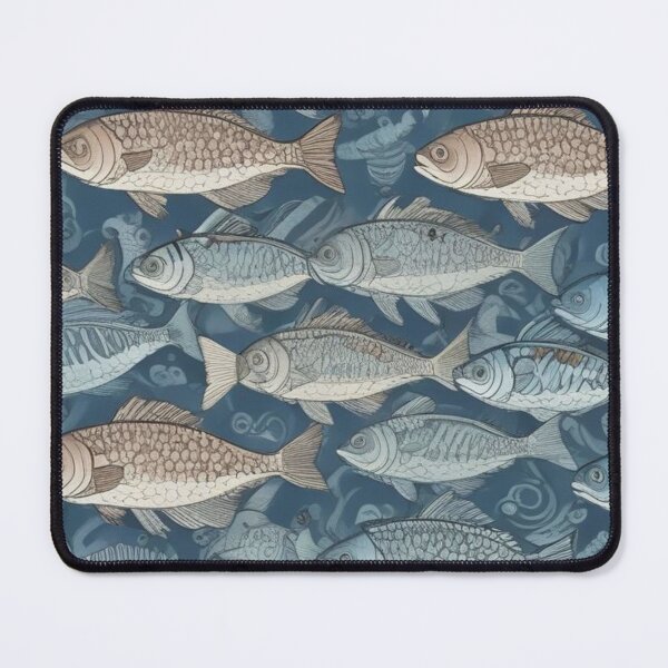 Item preview, Pescado azul retro designed and sold by GasconyPassion.