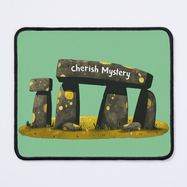 Item preview, A cartoon illustration of Stonehenge, a prehistoric monument. designed and sold by AristVision.
