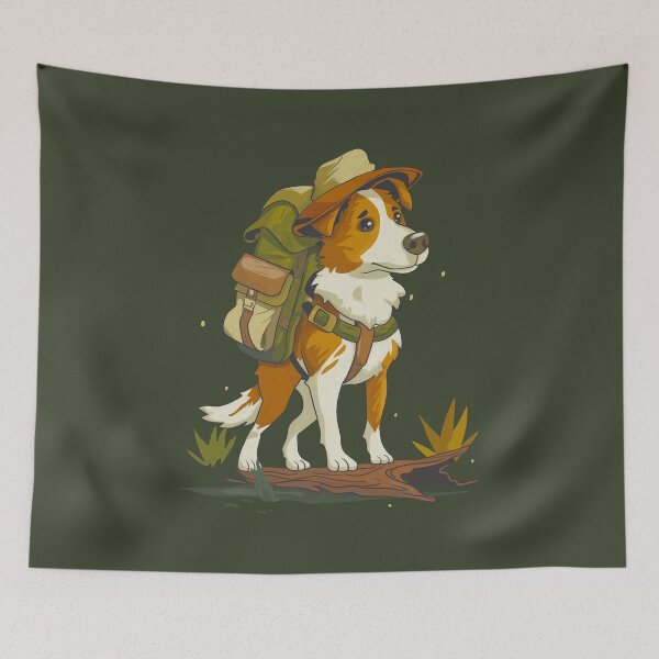 Item preview, Dog Hiking Gear Outdoor Adventure designed and sold by Wild-Co.