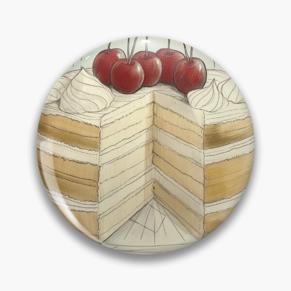 Item preview, cake designed and sold by PricklyPeanut.