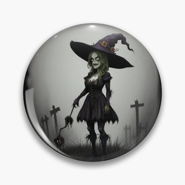 Item preview, Teenage witch in the graveyard designed and sold by Attic-Junk.