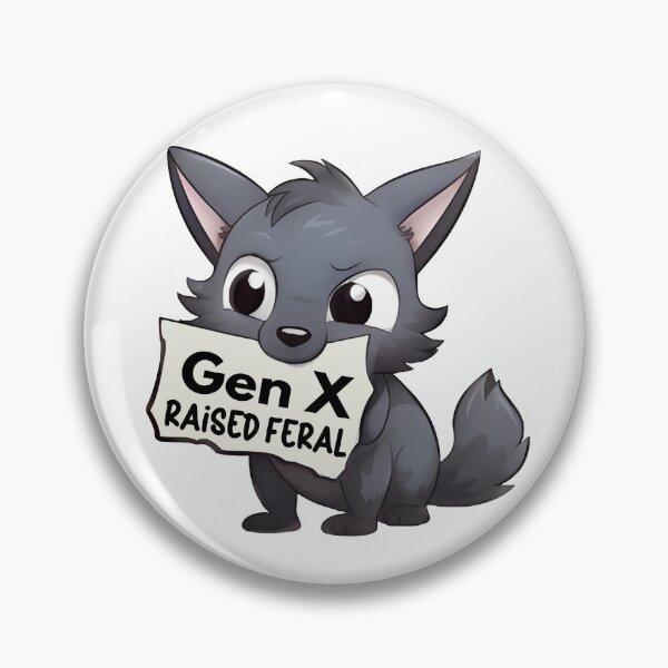 Item preview, Gen X - Raised Feral designed and sold by Travelslightly.