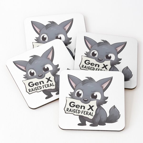 Item preview, Gen X - Raised Feral designed and sold by Travelslightly.