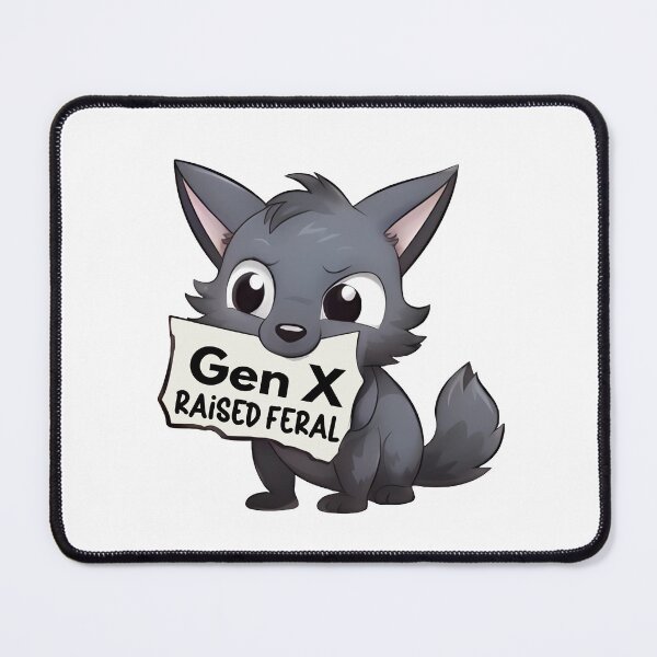 Item preview, Gen X - Raised Feral designed and sold by Travelslightly.