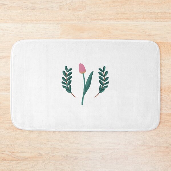 Item preview, Pink tulips and leaves designed and sold by sody-sody.