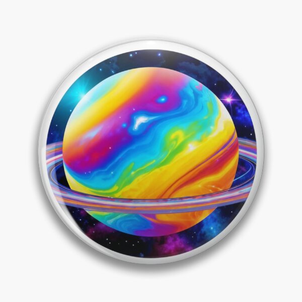 Item preview, Rainbow Galaxy Planet Sticker designed and sold by Enitsire.