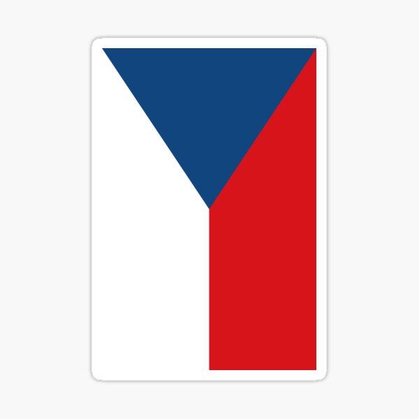 Item preview, Flag of Czech Republic (Vertical) designed and sold by PZAndrews.