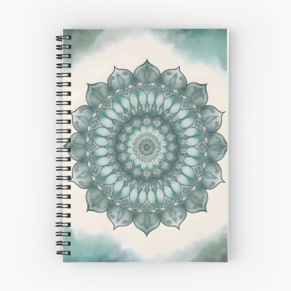 Item preview, Turquoise Mandala of Clear Communication for the Throat Chakra designed and sold by monchie.