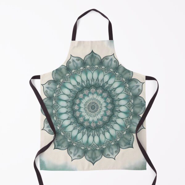 Item preview, Turquoise Mandala of Clear Communication for the Throat Chakra designed and sold by monchie.