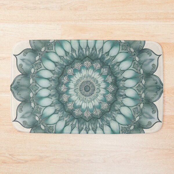 Item preview, Turquoise Mandala of Clear Communication for the Throat Chakra designed and sold by monchie.