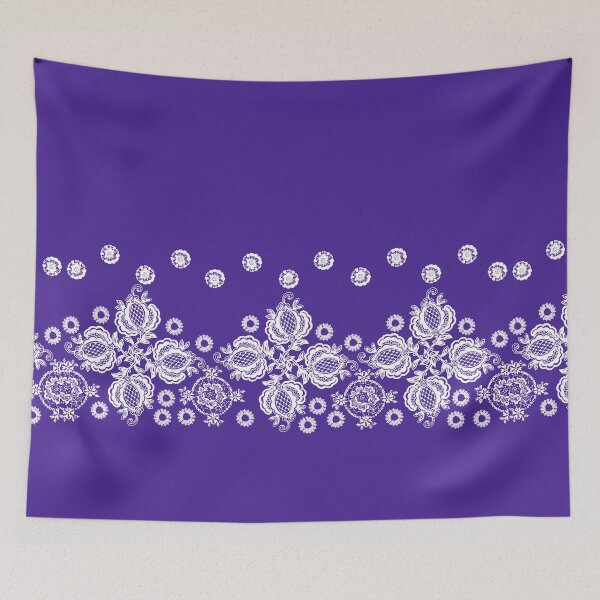 Item preview, Ultraviolet with White Lace Effect designed and sold by Greenbaby.