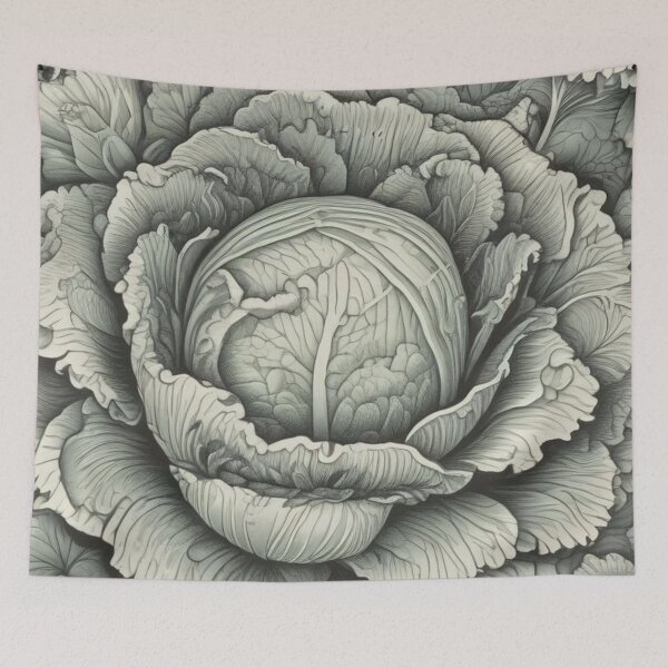 Item preview, Vintage cabbage designed and sold by GasconyPassion.