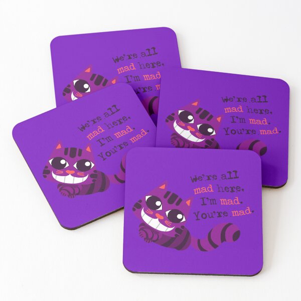 Item preview, Cheshire Cat Mad Quote designed and sold by BarelyDevi.