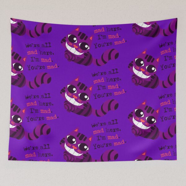 Item preview, Cheshire Cat Mad Quote designed and sold by BarelyDevi.