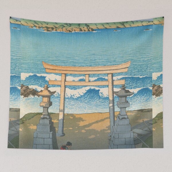 Item preview, Futomi at Boso Province by Kawase Hasui designed and sold by Takeda-art.