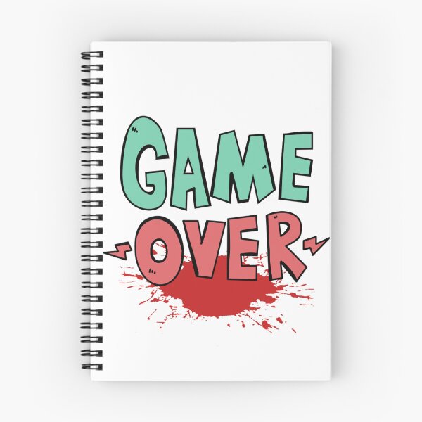 Item preview, A GAME OVER sticker  designed and sold by ARTofBito.