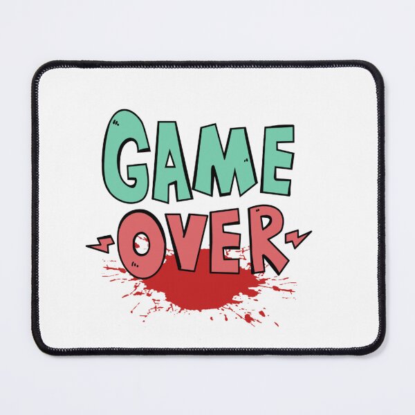 Item preview, A GAME OVER sticker  designed and sold by ARTofBito.