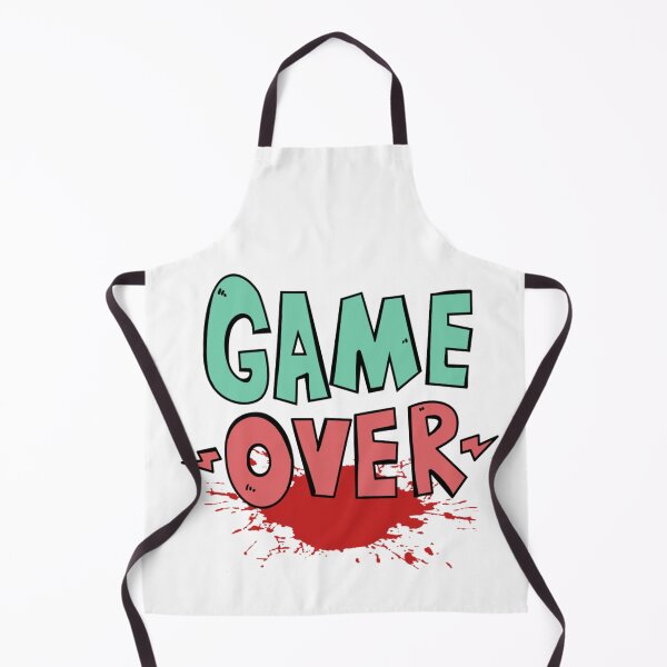 Item preview, A GAME OVER sticker  designed and sold by ARTofBito.